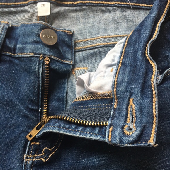 Frame Denim Medium Wash Le Skinny de Jeanne Sz 26 - Picture 5 of 7